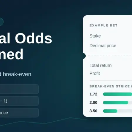 Decimal Odds Explained: Returns, Profit and Break-Even in NZ