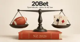 20Bet NZ: Sportsbook, Casino and 2026 Legal Status