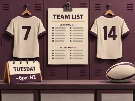 NRL Team Lists: When They Are Announced in NZ Time and How to Read Them