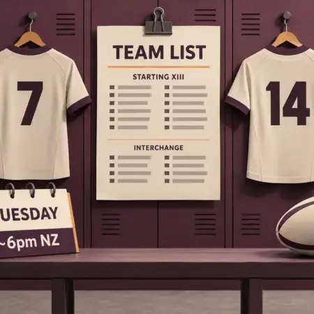 NRL Team Lists: When They Are Announced in NZ Time and How to Read Them